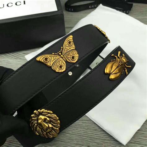 gucci belt butterfly|genuine leather gucci belt women.